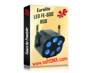 Fixtura Eurolite FE-600 RGB