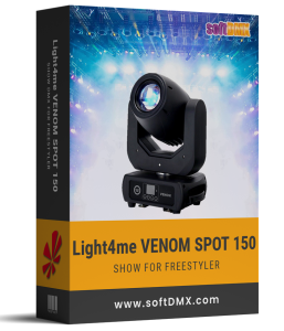 Gotowe Show dla 6x Light4me Venom SPOT 150 na RAMPĘ
