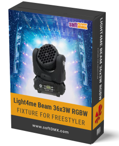 Fixtura Light4me BEAM 36x3W RGBW