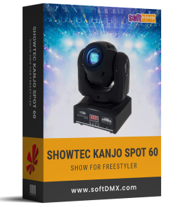Gotowe Show dla 4x Showtec Kanjo spot 60 na RAMPĘ