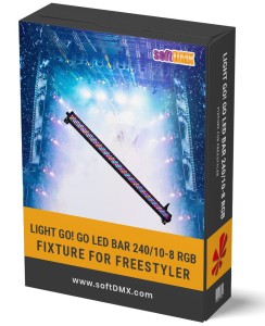 Fixtura Light GO! GO LED BAR 240/10-8 RGB