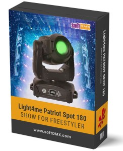 Gotowe show dla 2x Light4me Patriot Spot 180 na RAMPĘ